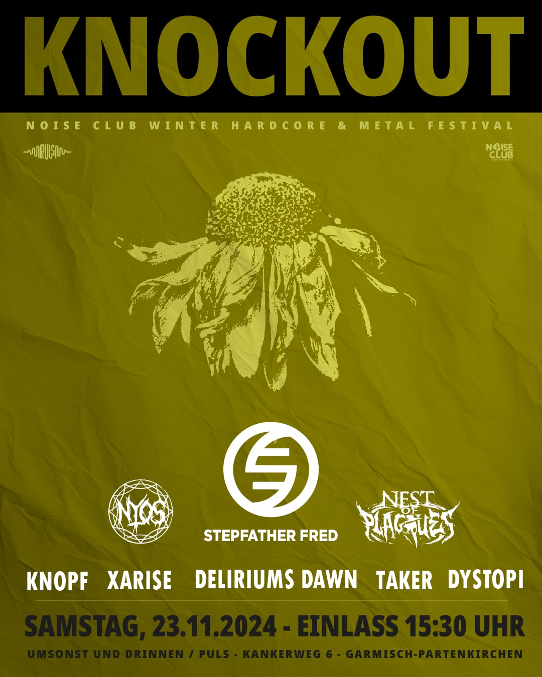 KNOPF live im Noiseclub in Garmisch-Paternkirchen auf dem Winter Knockout 13.10.2024